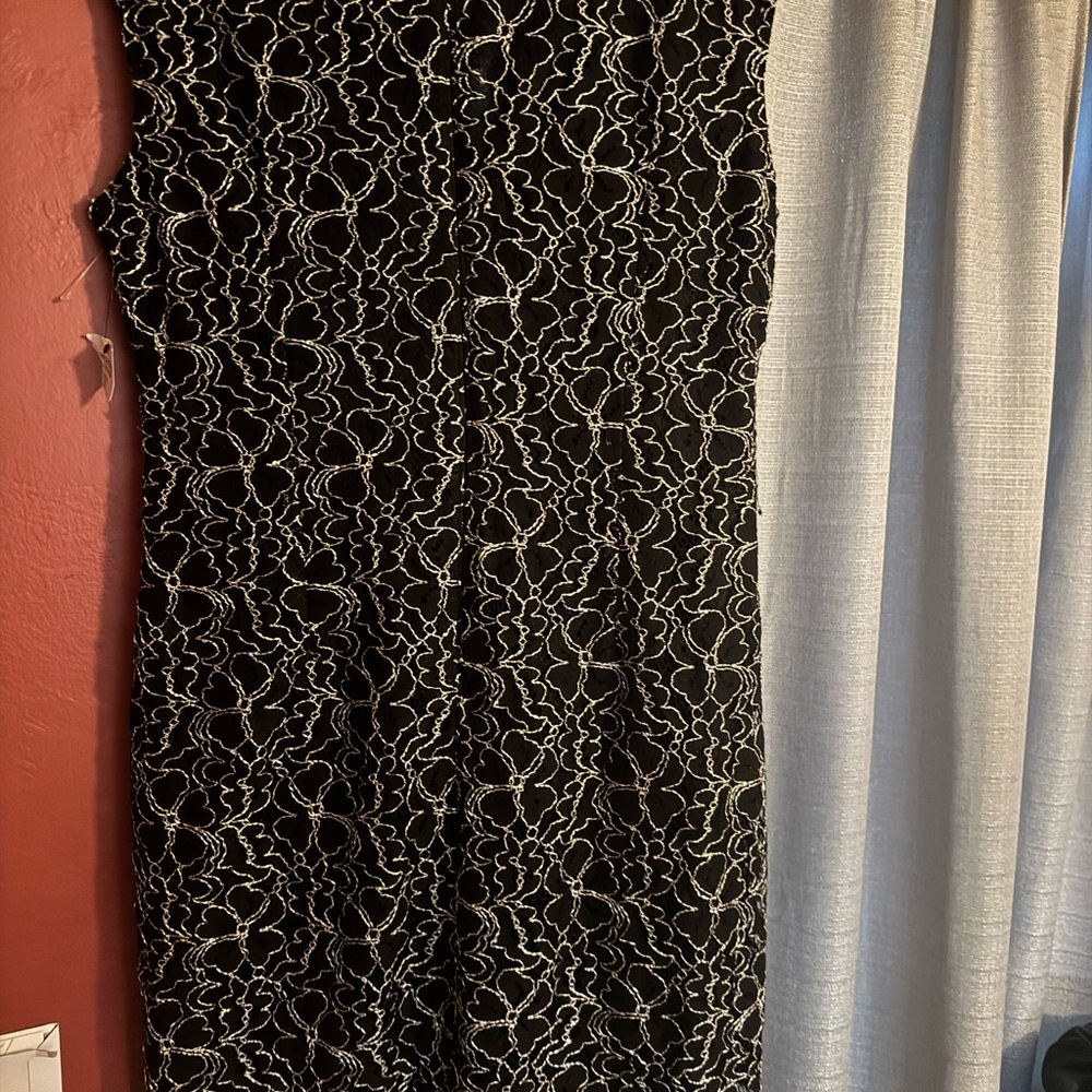 American Living Black and White Lace Midi Dress - Picture 10 of 10